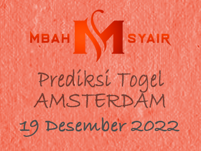 Kode Syair Amsterdam 19 Desember 2022 Hari Senin