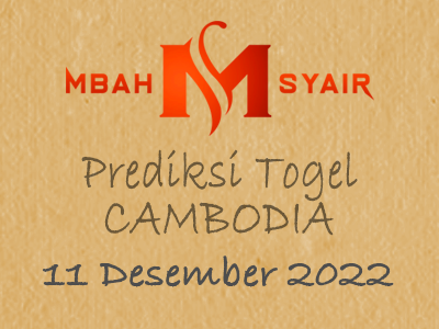 Kode Syair Cambodia 11 Desember 2022 Hari Minggu
