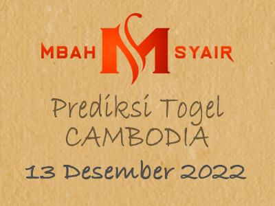 Kode Syair Cambodia 13 Desember 2022 Hari Selasa