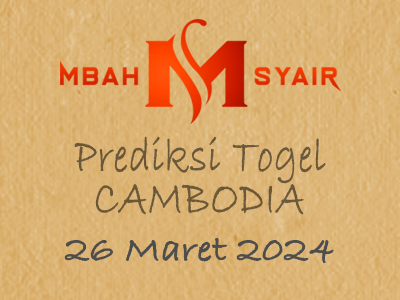 Kode Syair Cambodia 26 Maret 2024 Hari Selasa