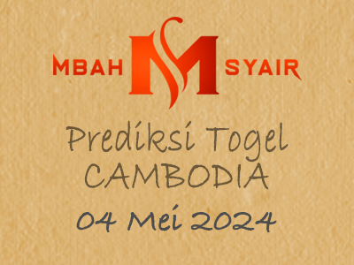 Kode Syair Cambodia 4 Mei 2024 Hari Sabtu