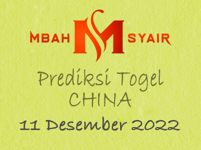Kode Syair China 11 Desember 2022 Hari Minggu