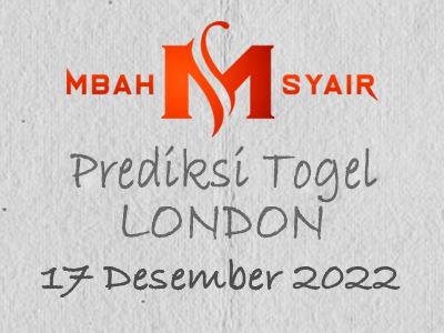 Kode Syair London 17 Desember 2022 Hari Sabtu