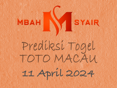 Kode Syair Macau 11 April 2024 Hari Kamis