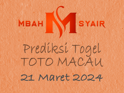 Kode Syair Macau 21 Maret 2024 Hari Kamis