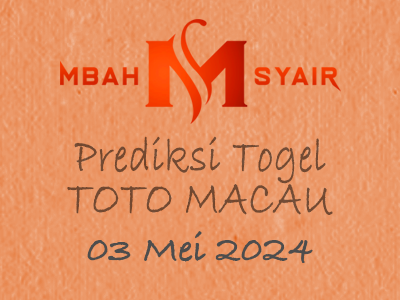 Kode Syair Macau 3 Mei 2024 Hari Jumat
