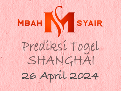 Kode Syair Shanghai 26 April 2024 Hari Jumat