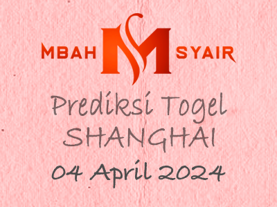 Kode Syair Shanghai 4 April 2024 Hari Kamis