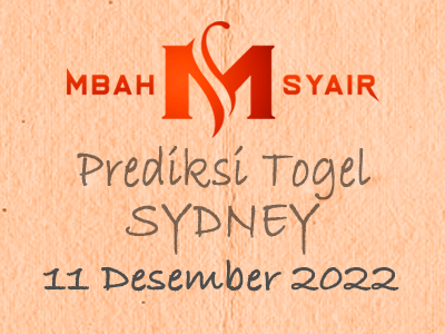 Kode Syair Sydney 11 Desember 2022 Hari Minggu