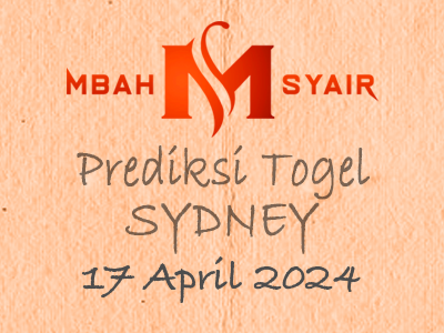 Kode Syair Sydney 17 April 2024 Hari Rabu