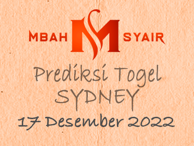 Kode Syair Sydney 17 Desember 2022 Hari Sabtu