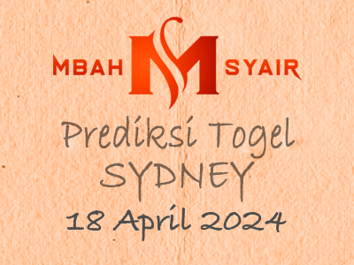 Kode Syair Sydney 18 April 2024 Hari Kamis