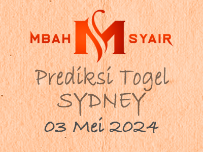 Kode Syair Sydney 3 Mei 2024 Hari Jumat