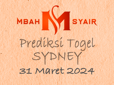 Kode Syair Sydney 31 Maret 2024 Hari Minggu