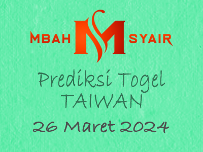 Kode Syair Taiwan 26 Maret 2024 Hari Selasa